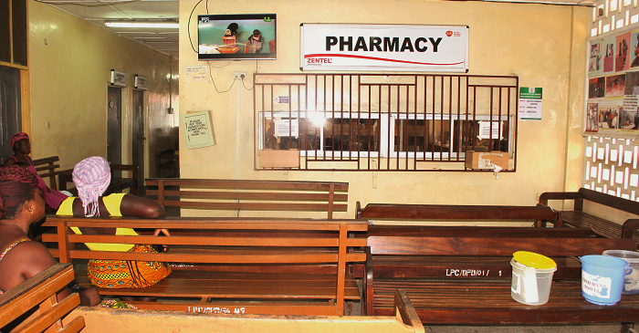 An empty Pharmacy Department at the Korle Bu Teaching Hospital. Picture: GLADYS ATTA BOATENG An empty Pharmacy Department at the Korle Bu Teaching Hospital. Picture: GLADYS ATTA BOATENG